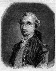 Portret van Johann Friedrich Blumenbach, Duitse antropoloog en bioloog. Gravure uit 1852