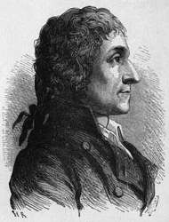 Portret van Joseph-Louis Proust (1754 - 1826), Franse scheikundige - uit "Album van Wetenschap; beroemde wetenschappers; Grote ontdekkingen" 1896
