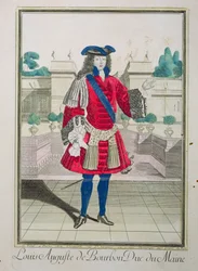 Portret van Louis Auguste de Bourbon (1670-1736) Hertog van Maine