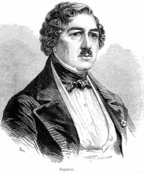 Portret van Louis Daguerre - gravure