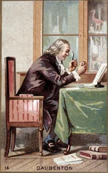 Portret van Louis Jean Marie Daubenton (1716 - 1800), Franse natuurkundige