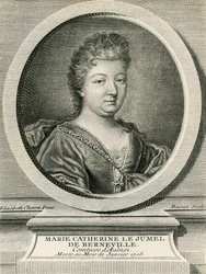 Portret van Marie Catherine Le Jumel de Barneville