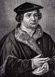 Portret van Martin Luther (1483-1546) Duitse religieuze hervormer