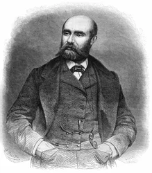 Portret van Paul Henry Corintin Feval (Paul Feval père)