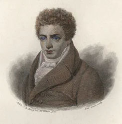 Portret van Robert Fulton (1765-1815), Amerikaanse ingenieur. In 