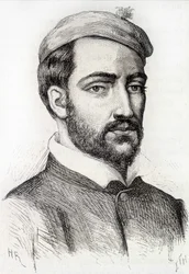 Portret van Théodore Géricault, Franse schilder (1791 - 1824) - in 