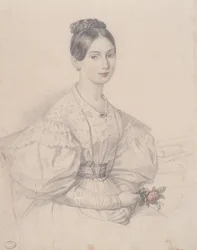 Portret van een jonge vrouw