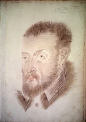Portret van de dichter Joachim du Bellay (1522-1560) (16e eeuw)