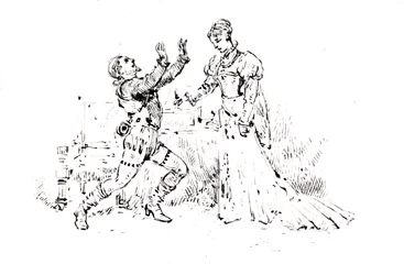 Productieboekje voor Ruy Blas (1838) door Victor Hugo (1802-85), 1880 (pen en inkt op papier)