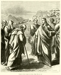 Geef aan Caesar wat van Caesar is (gravure)