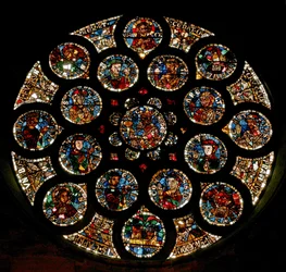 Roosvenster met het Nieuwe Verbond, ca. 1235