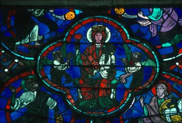 Detail van roosvenster
