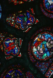 Detail van roosvenster