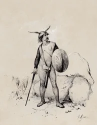 Saksische soldaat, 445