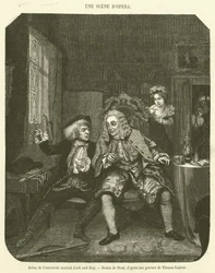 Scène uit de muzikale intermezzo Lock and Key