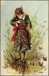 Schots meisje schiet vogels