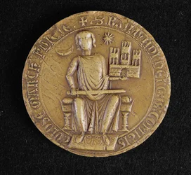 Tweede zegel van Raymond VII (1197-1249) van Toulouse (was)