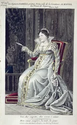 Signora Barilli in de Rol van Gravin Almaviva in Het Huwelijk van Figaro