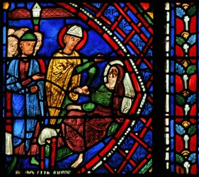 St. Apollinaire: geneest de vrouw van de tribune