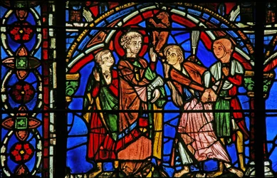 St. Cheron raam: geneest een bezeten persoon