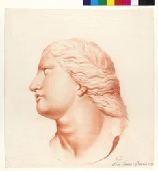 Studie gebaseerd op standbeeld (dochter van Niobe)