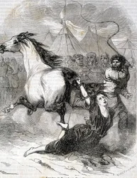 Supplice de Brunehaut (of Brunehilde) (613) - in 