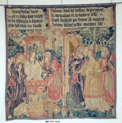 Susanna en de Ouderen, centraal paneel uit het Verhaal van Susanna