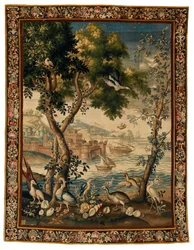 Wandtapijt van een van de Ports de Mer, gemaakt in Beauvais, ca. 1725