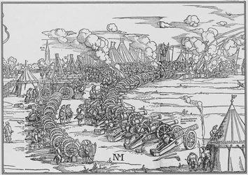 Het artilleriepark van Karel V, 1530