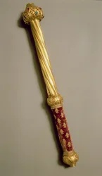 De staf van Guillaume de Roquemont, 1384