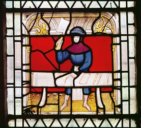 Het slagersraam (detail)