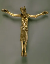 De gekruisigde Christus, Frans, tweede helft van de 12e eeuw
