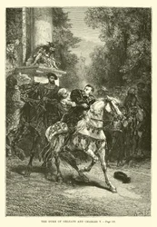 De Hertog van Orléans en Karel V