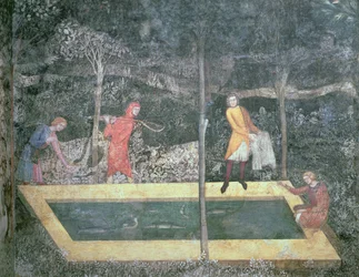 De Visvijver, uit de Hertenkamer, 1343