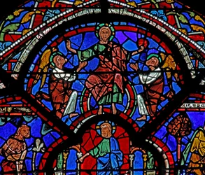 Het raam van de barmhartige Samaritaan: Christus als de Verlossing