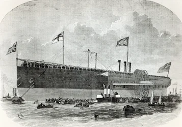 De Great Eastern, illustratie uit Le Nouvel Illustré