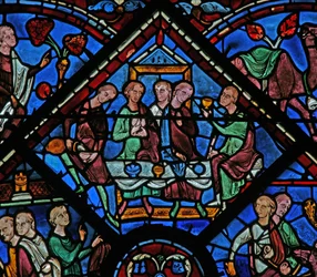 Het Joseph-raam: hij ontvangt zijn broers met een feest