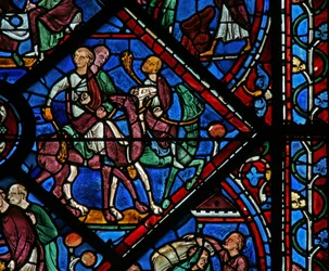 Het Joseph-raam: zijn broers reizen naar Egypte