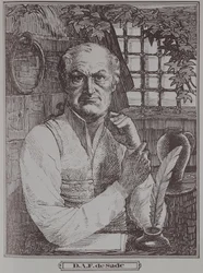 De Markies de Sade (1740-1814) in de gevangenis