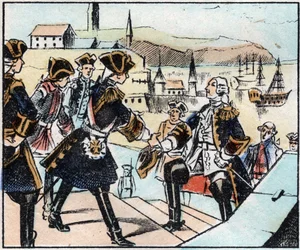 De markies van Montcalm (Louis Joseph de Montcalm).