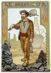 De Minderjarige - Chromolithografie