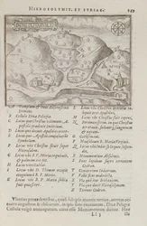De Olijfberg, Jeruzalem, uit Itinerarium Hierosolymitanum, door J. Cotovico, 1619