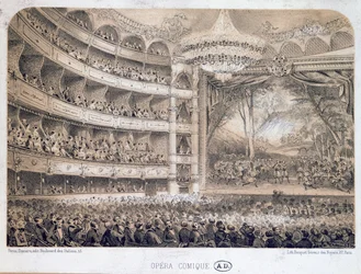 De Opera Comique in Parijs, 1850-60