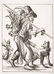 De Poelier, naar een 16e-eeuwse illustratie getekend en gegraveerd door Jost Amman (1539-91) uit 
