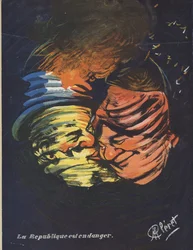 De Republiek is in gevaar. Illustratie voor Le Rire