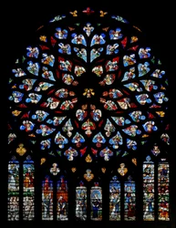 De Rose de Paradis met engelachtige muzikanten, voor 1520