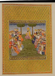 De daklichten van kennis en geschiedenis, illustratie voor De Arabische Nachten, 1895