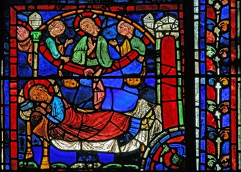 Het Sint-Maartensraam: Christus verschijnt in een droom aan de heilige