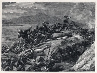 De Terreur tijdens de Franse Revolutie: het beleg van Toulon van september tot december 1793 door de troepen van kapitein Napoleon Bonaparte tegen de stad die verbonden was met de Engelse troepen