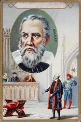 Het proces van Galileo Galilei (1564-1642) in 1633